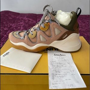 Fendi sneakers, worn once, true to size